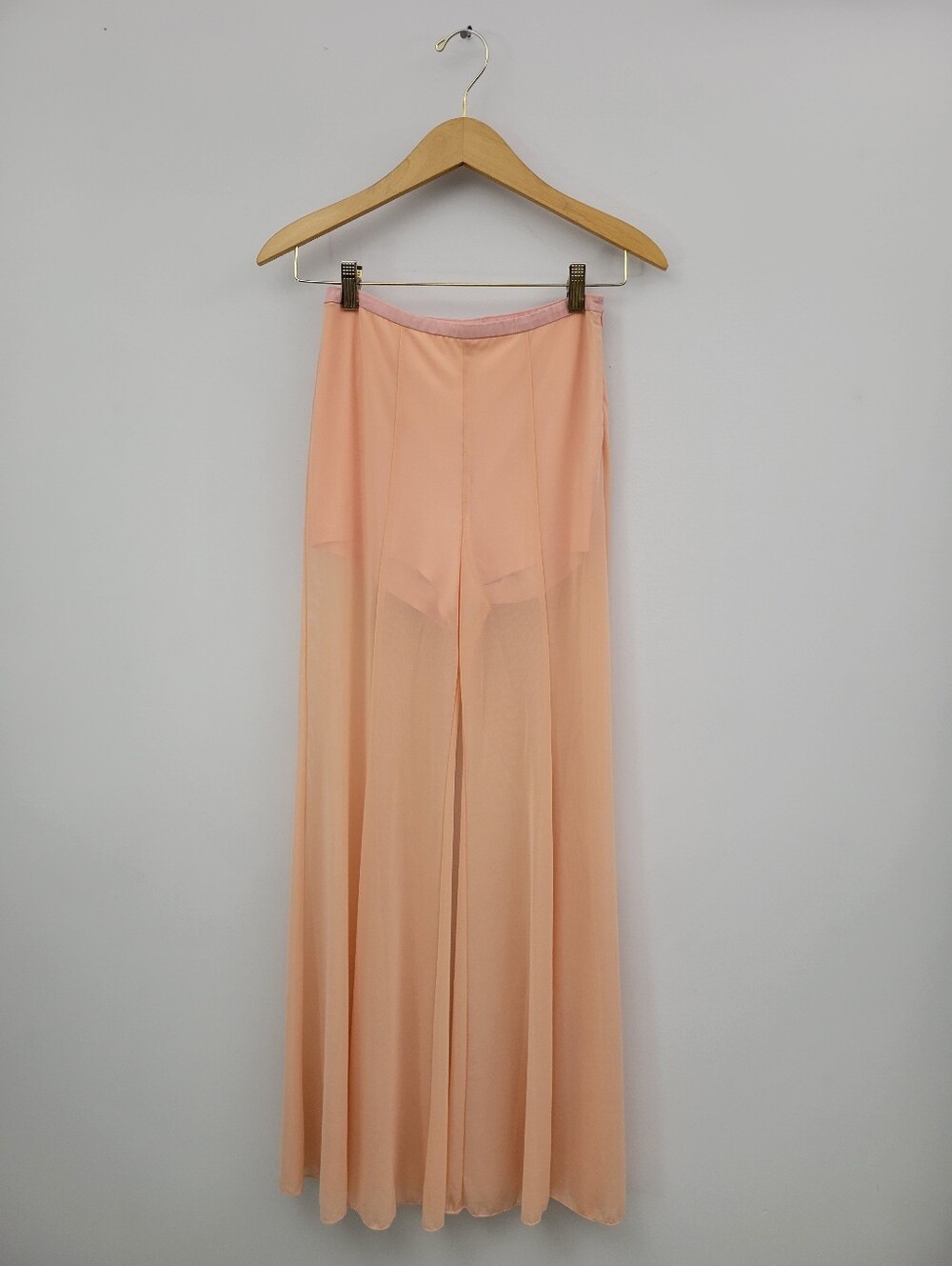 LPA Mesh Short Lined Flare Leg Pants Sz XXS